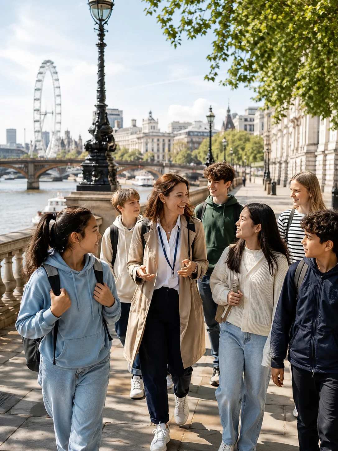 supervised London excursion for international summer students